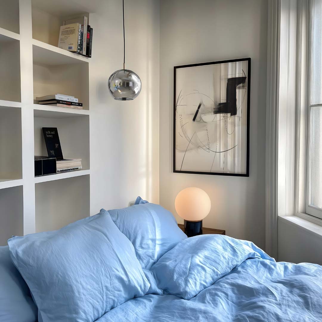 Moderne Abstracte Kunstposter – staande muurposter met elegante eenvoud