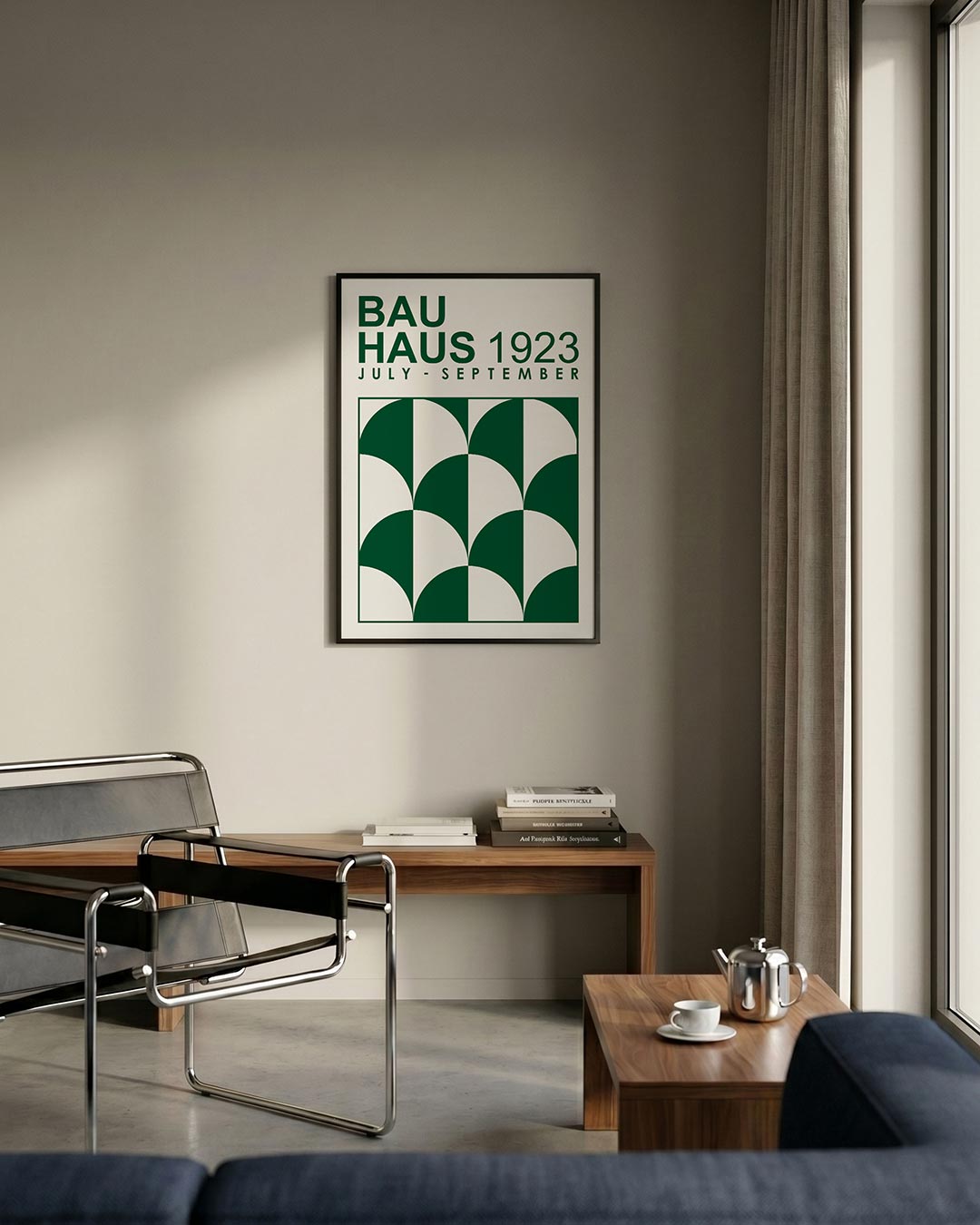 – geometrische poster in Bauhaus-stijl van WallArtistic