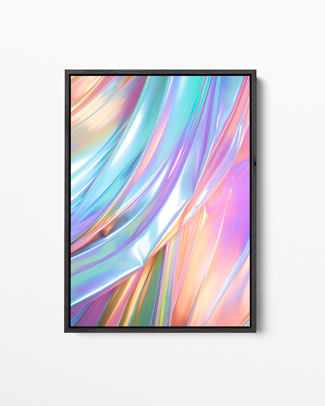Iridescente kleurenpracht – Lijnen – staand wanddecoratie kunstwerk