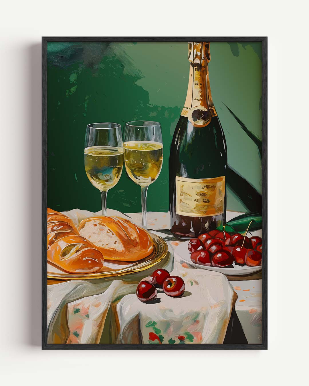 Feestelijke Tafelsfeer – keuken portret poster als wanddecoratie