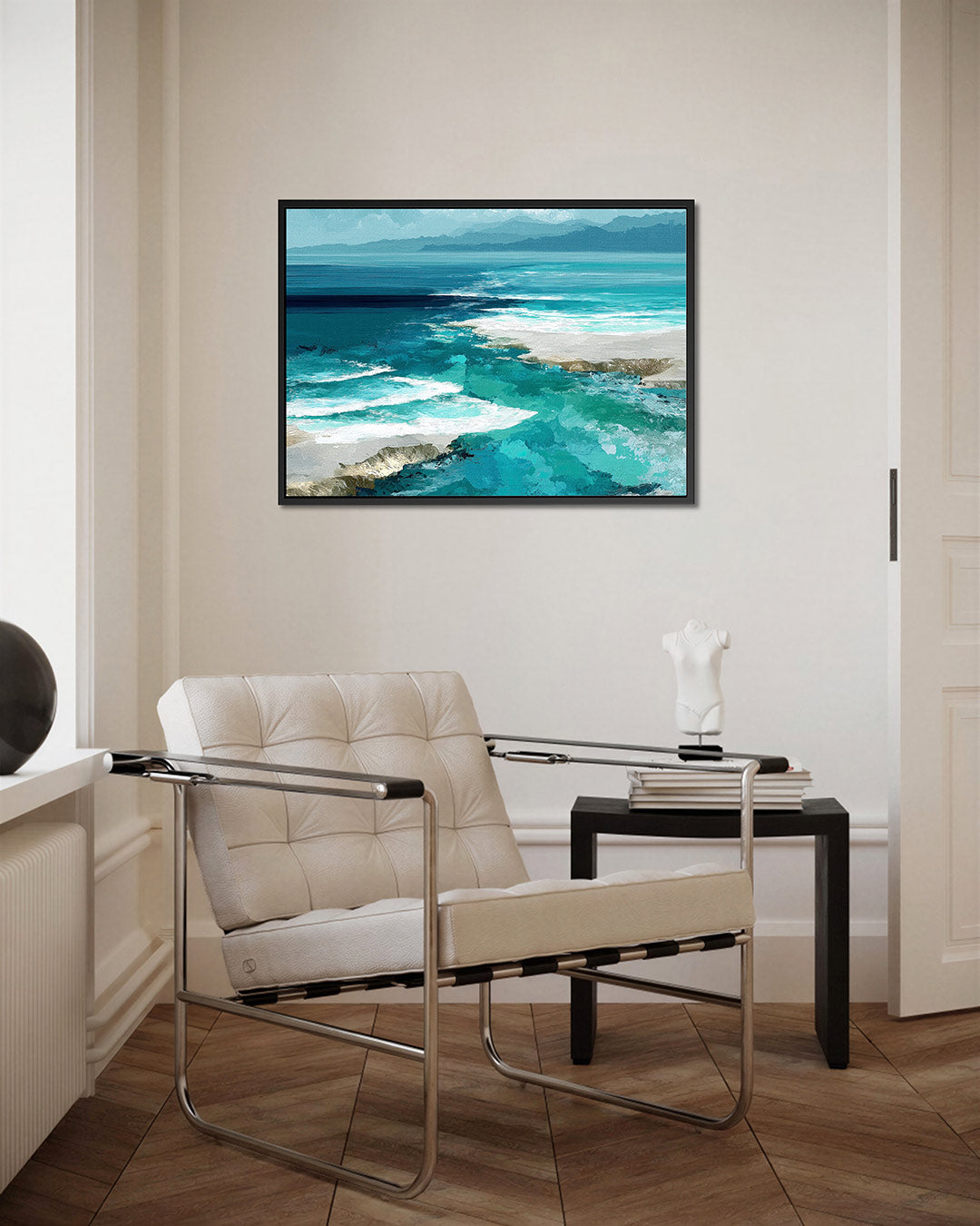 Oceaanlandschap – kunstwerk op canvas, dibond of plexiglas
