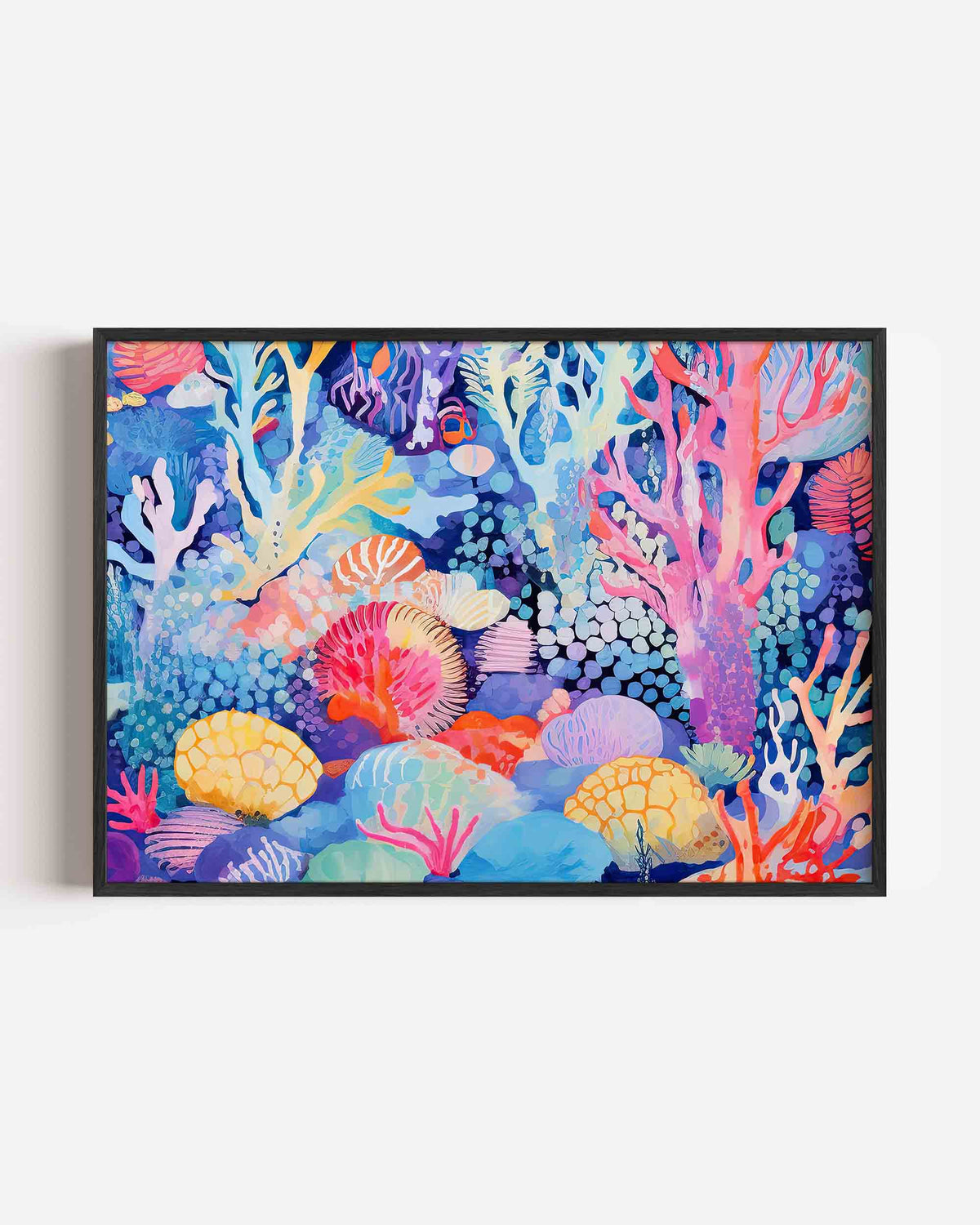 Kleurrijke koraalriffen – landscape kinderposter als wanddecoratie