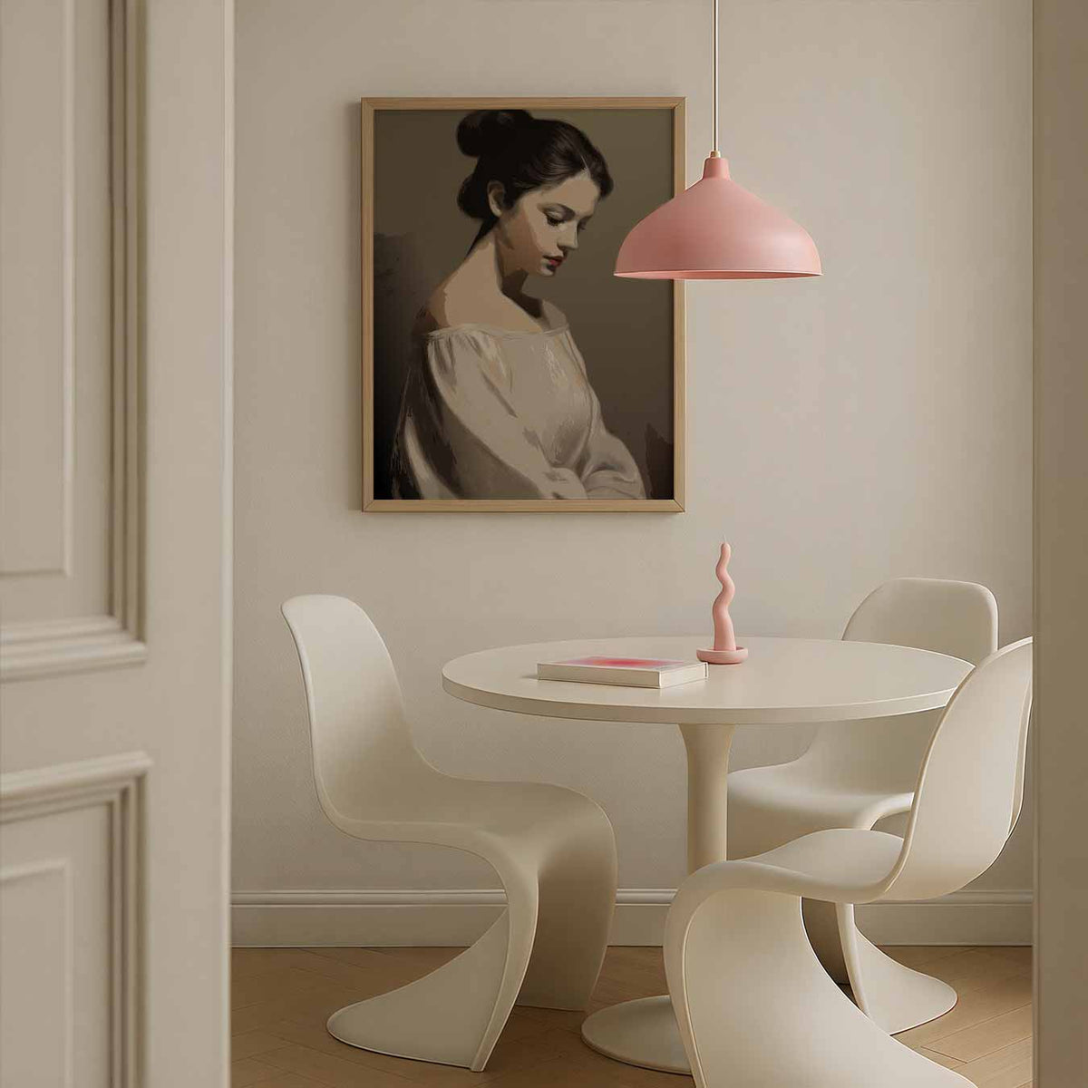 Stijlvolle Elegantie Portretposter – staande paas wanddecoratie van WallArtistic