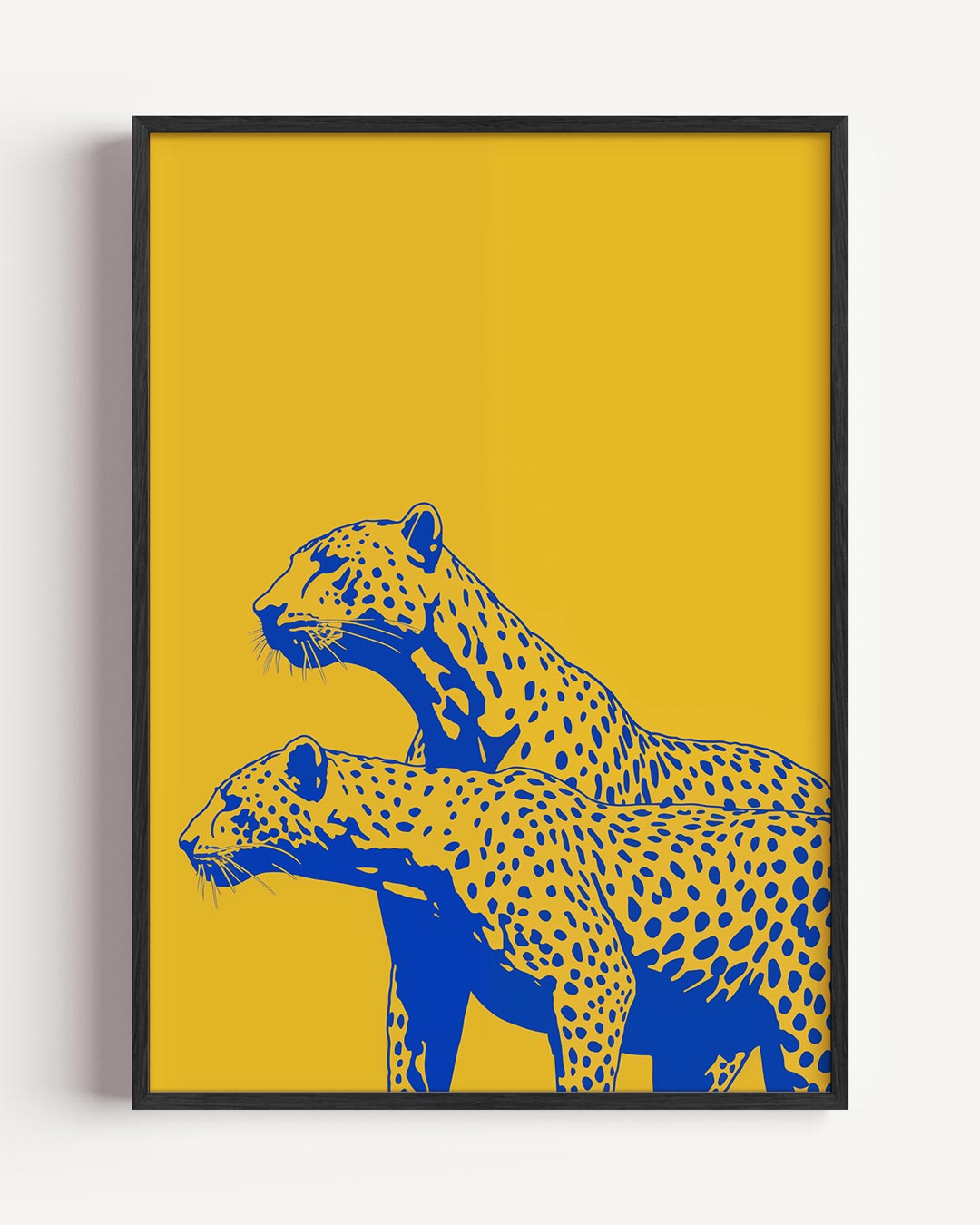 Stijlvolle Luipaarden – dieren portret poster als wanddecoratie