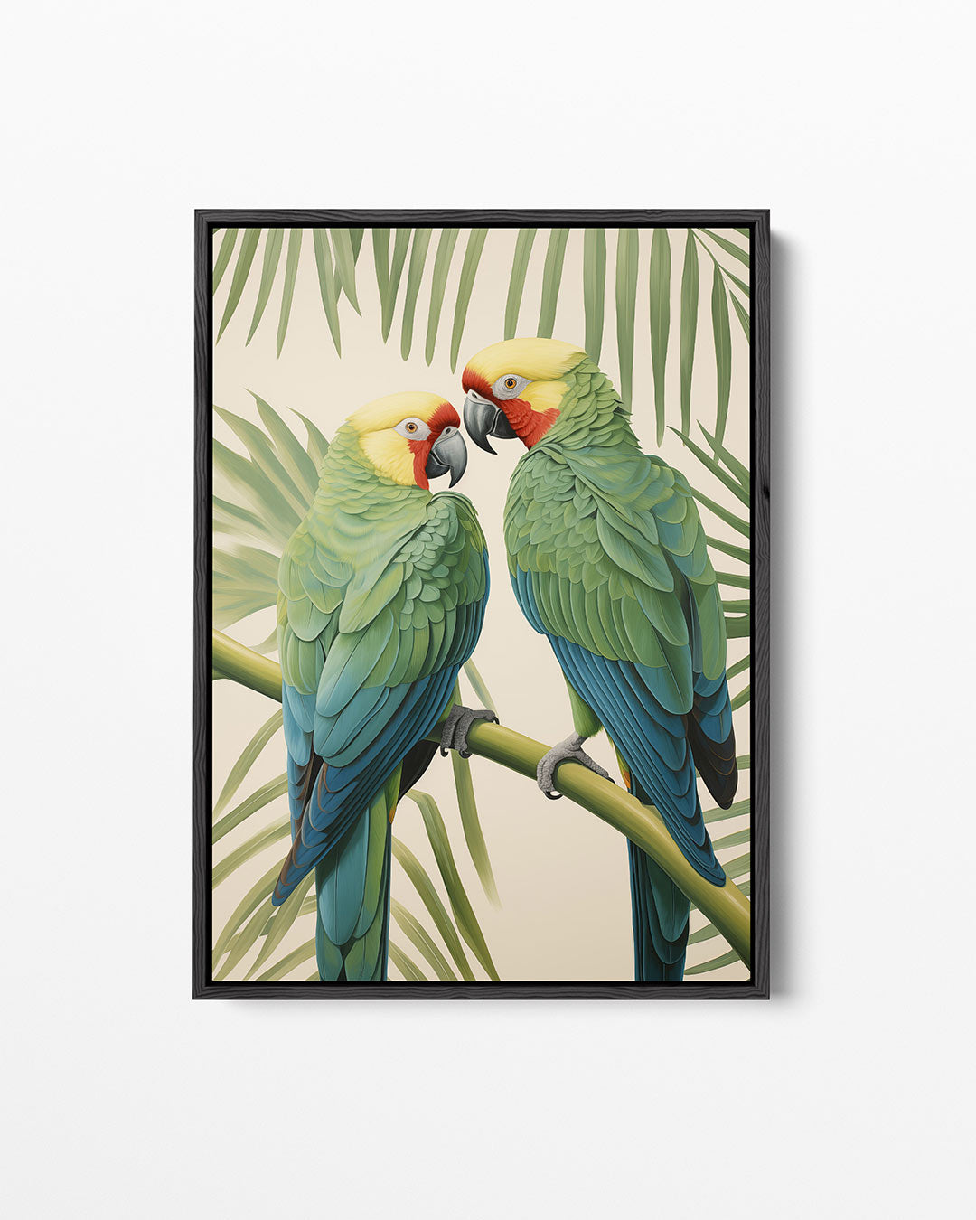 Tropische vogels – staand wanddecoratie kunstwerk