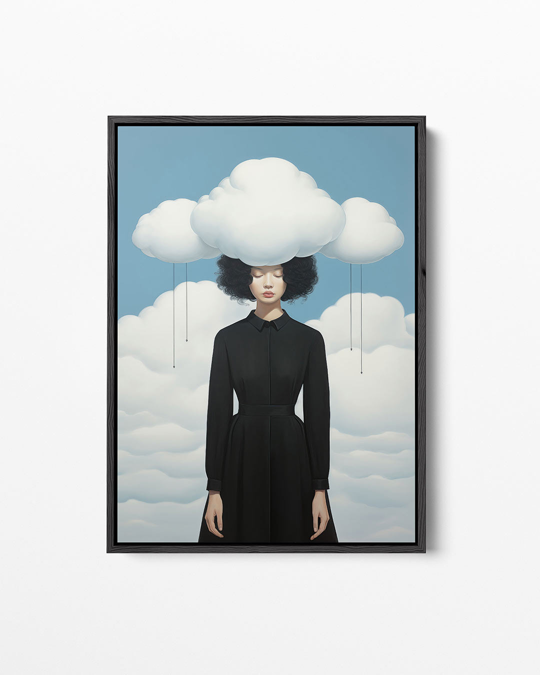 Dromerige wolken – staand wanddecoratie kunstwerk