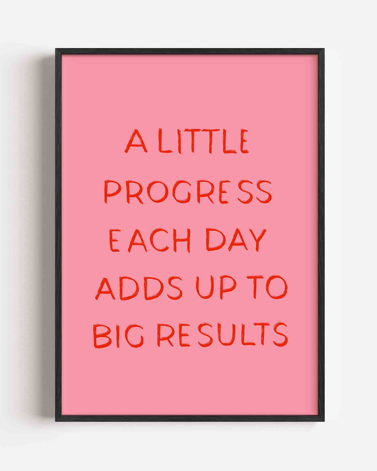 Motivatie quote – Slow Living portret poster als wanddecoratie