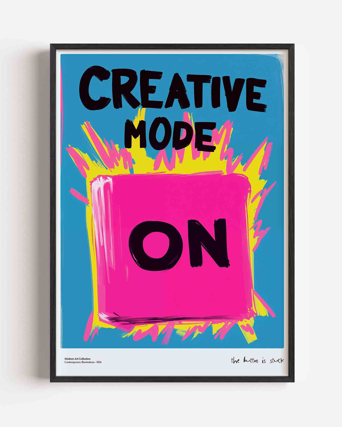 Creative mode on – Pop Art en Streetart portret poster als wanddecoratie