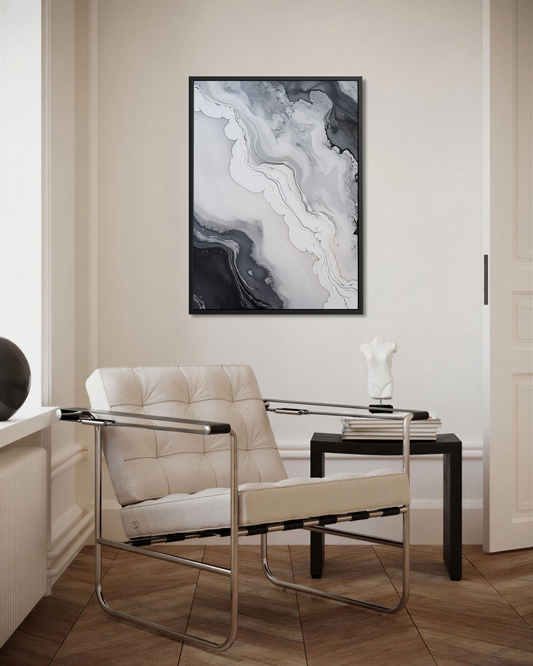 Organische vormen – staand wanddecoratie kunstwerk