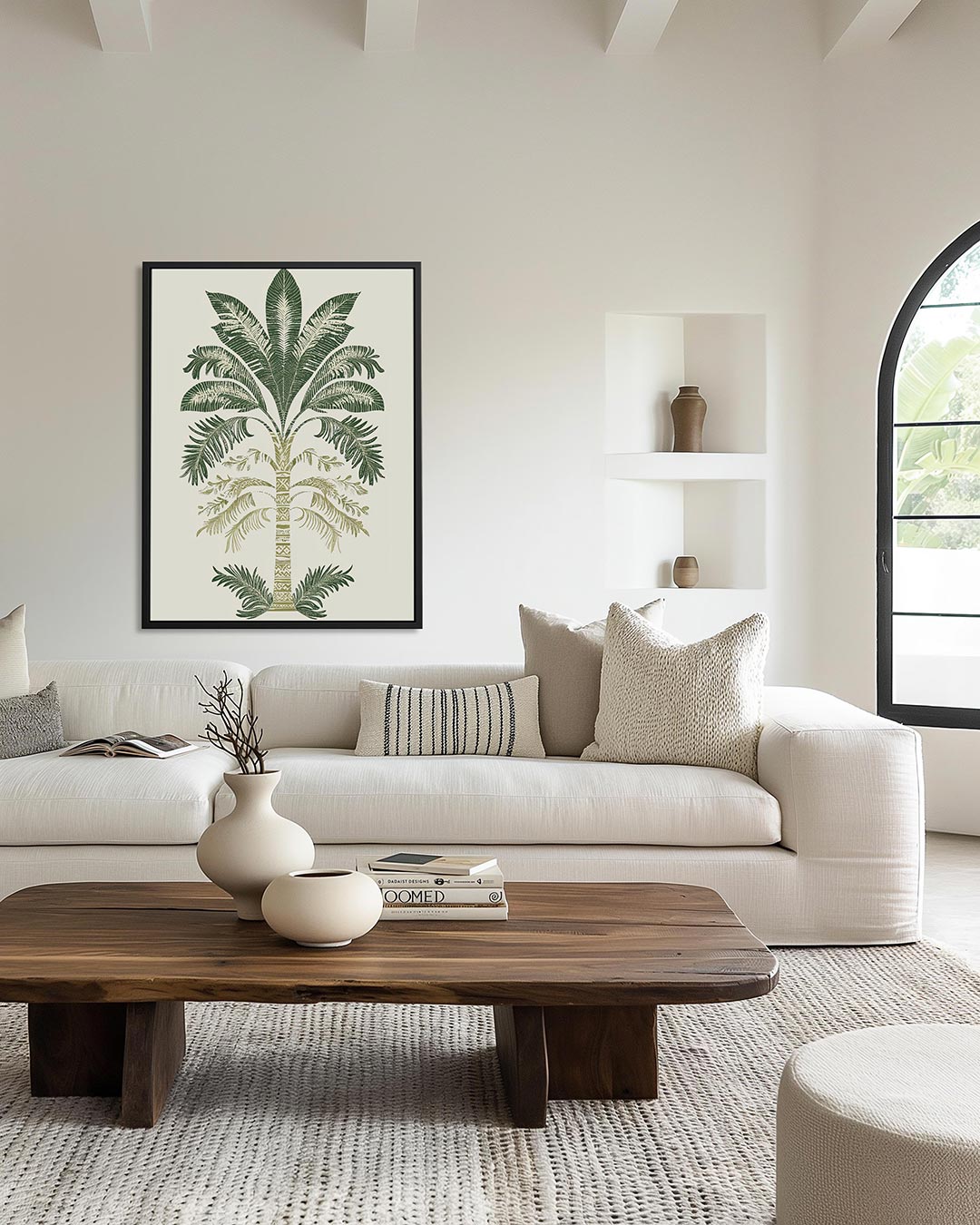Botanische illustratie – staand wanddecoratie kunstwerk