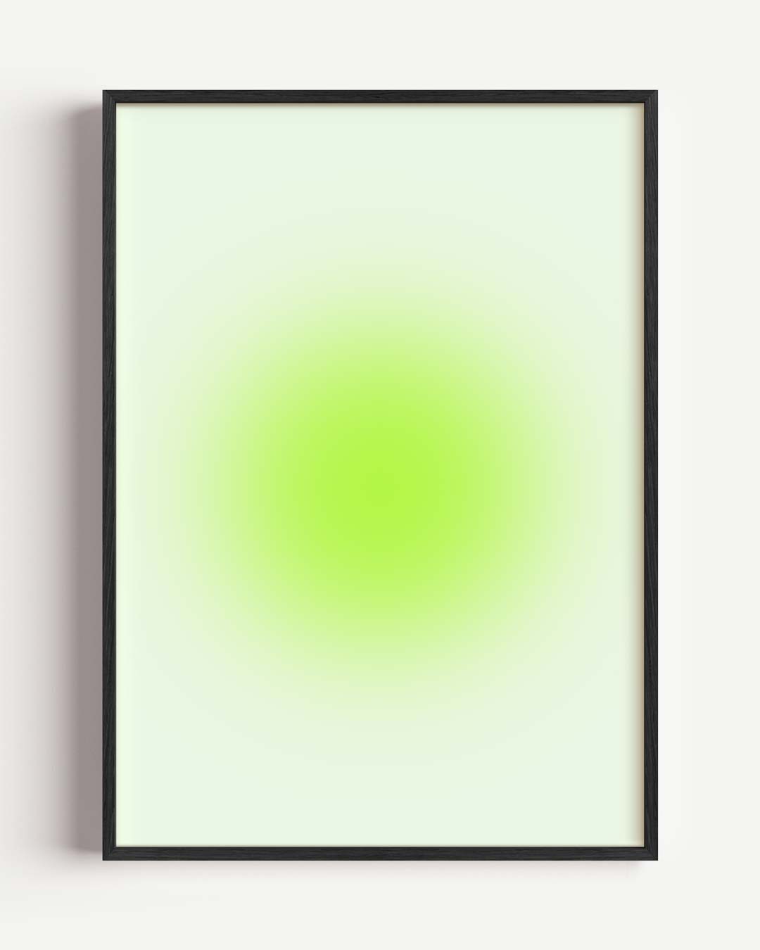 Zonnige Gele Glans – mindful portret poster als wanddecoratie