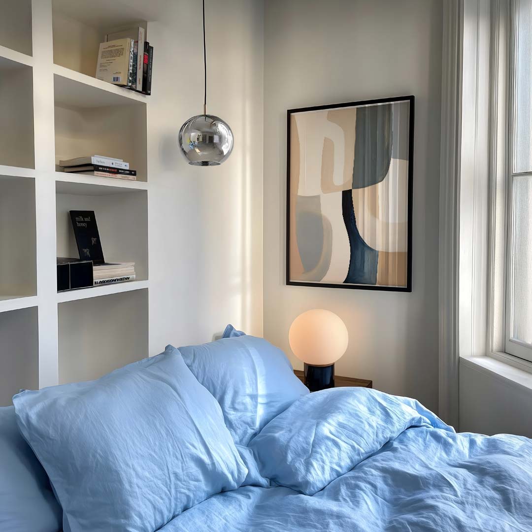 Stijlvolle Abstracte Vormen – staande abstracte wanddecoratie van WallArtistic
