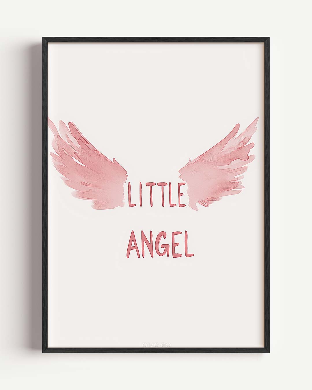 Little Angel – kids portret poster als wanddecoratie