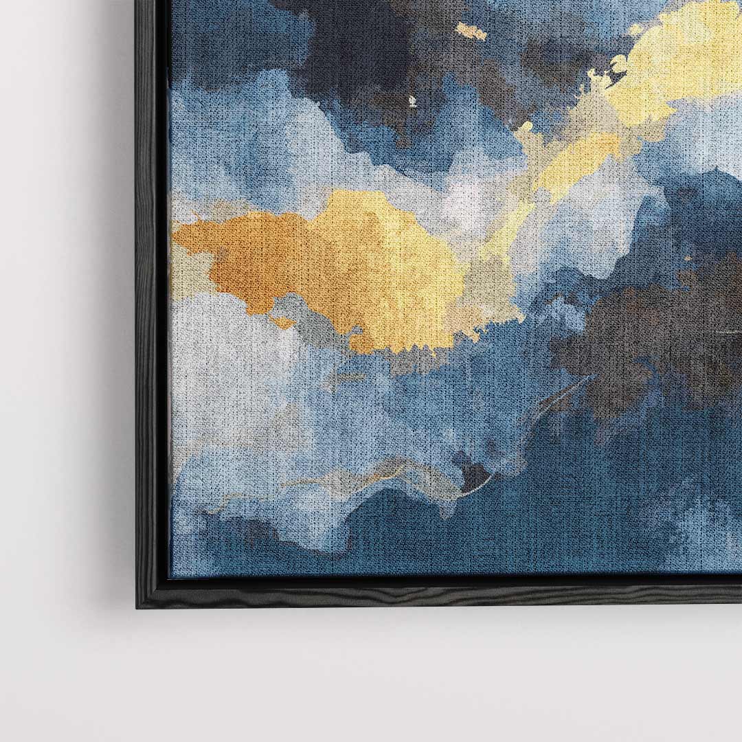Hemelse Wolken Abstract – dibond kunstwerk als wanddecoratie