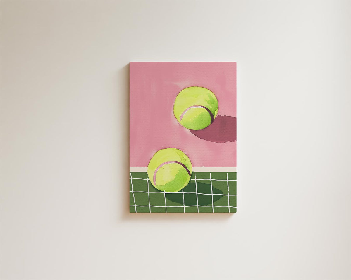 Tennis Dromen – modern portret kunstwerk van WallArtistic