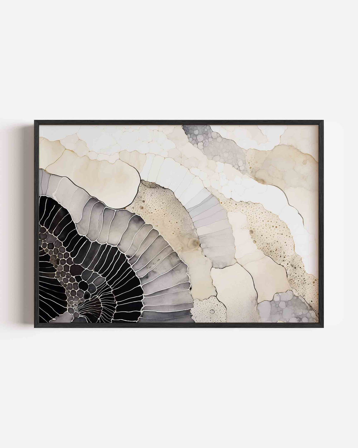 Abstracte vormen – abstracte landscape poster als wanddecoratie