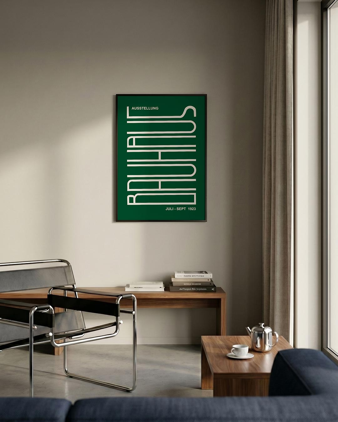 – geometrische poster in Bauhaus-stijl van WallArtistic
