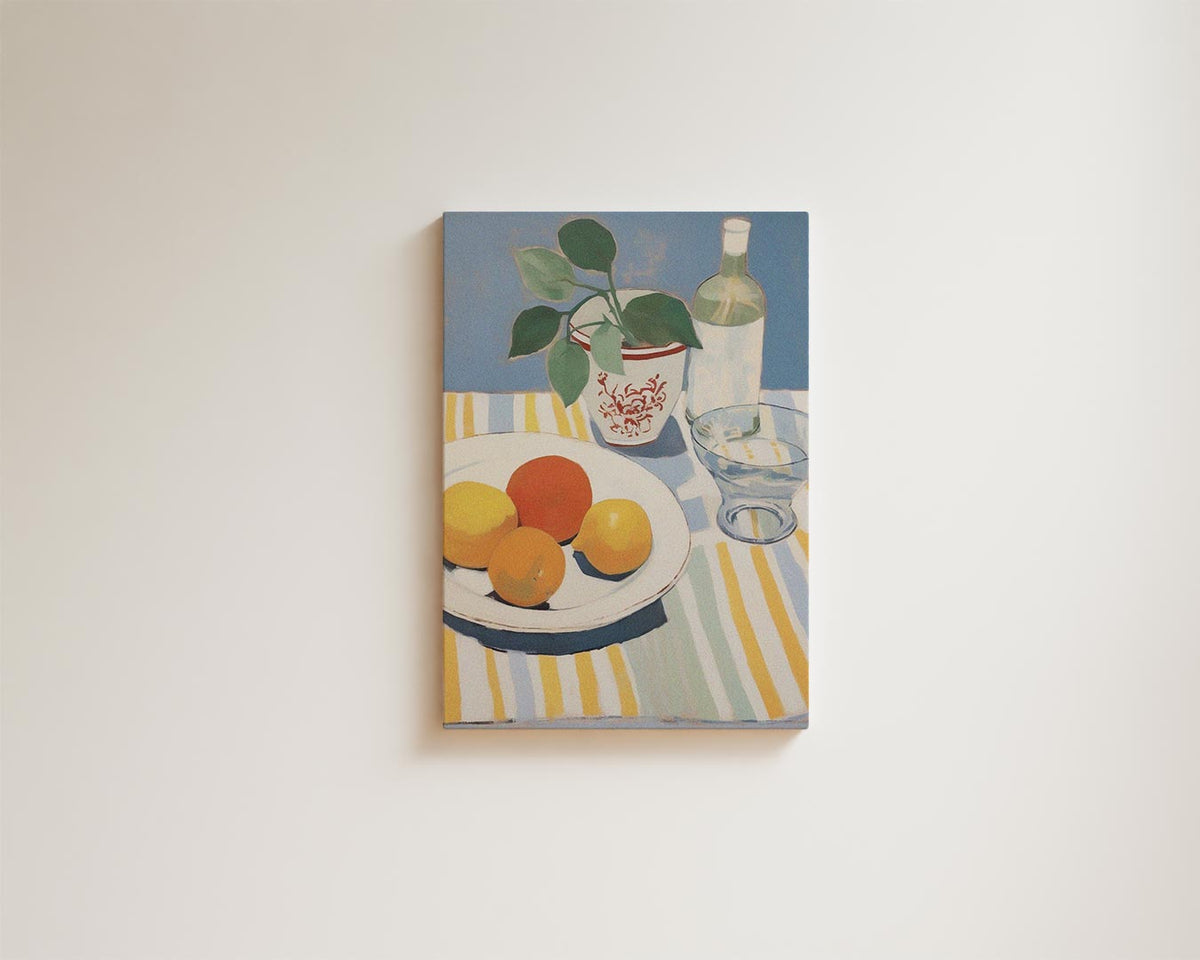 Verfrissende Zomertafel – portret kunstwerk als wanddecoratie, afbeelding 15