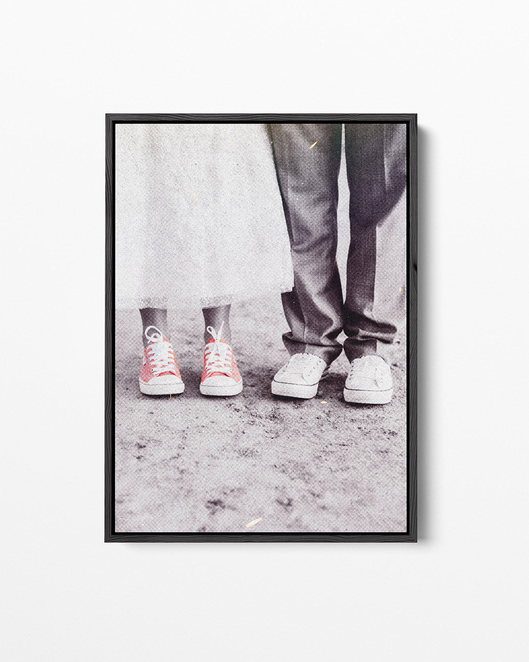 Speelse schoenen – staand wanddecoratie kunstwerk