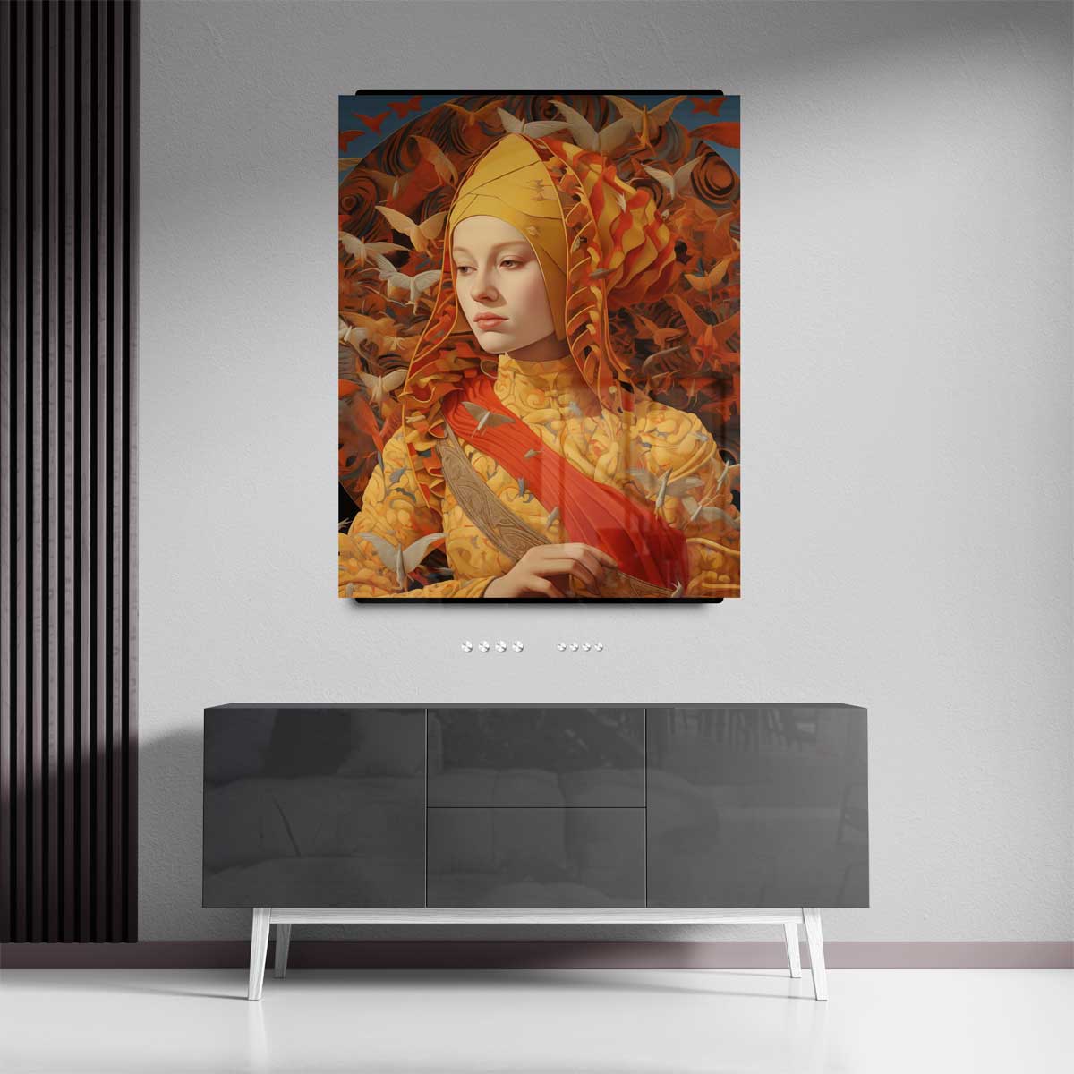 Vlinders in Verbeelding – portret wandkunst van WallArtistic