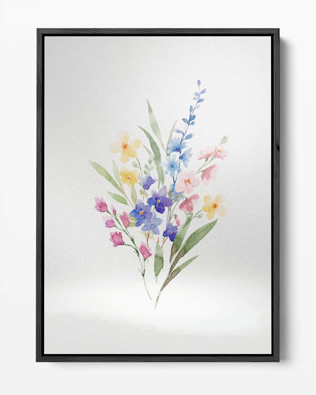 Handgeschilderde Bloemenpracht – portret kunstwerk als wanddecoratie