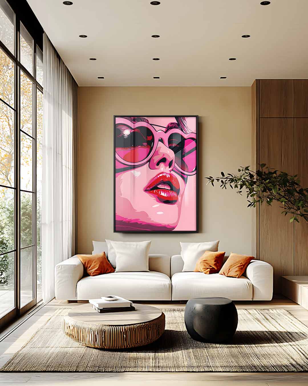 Glamoureuze Dromen – plexiglas wanddecoratie in portret formaat