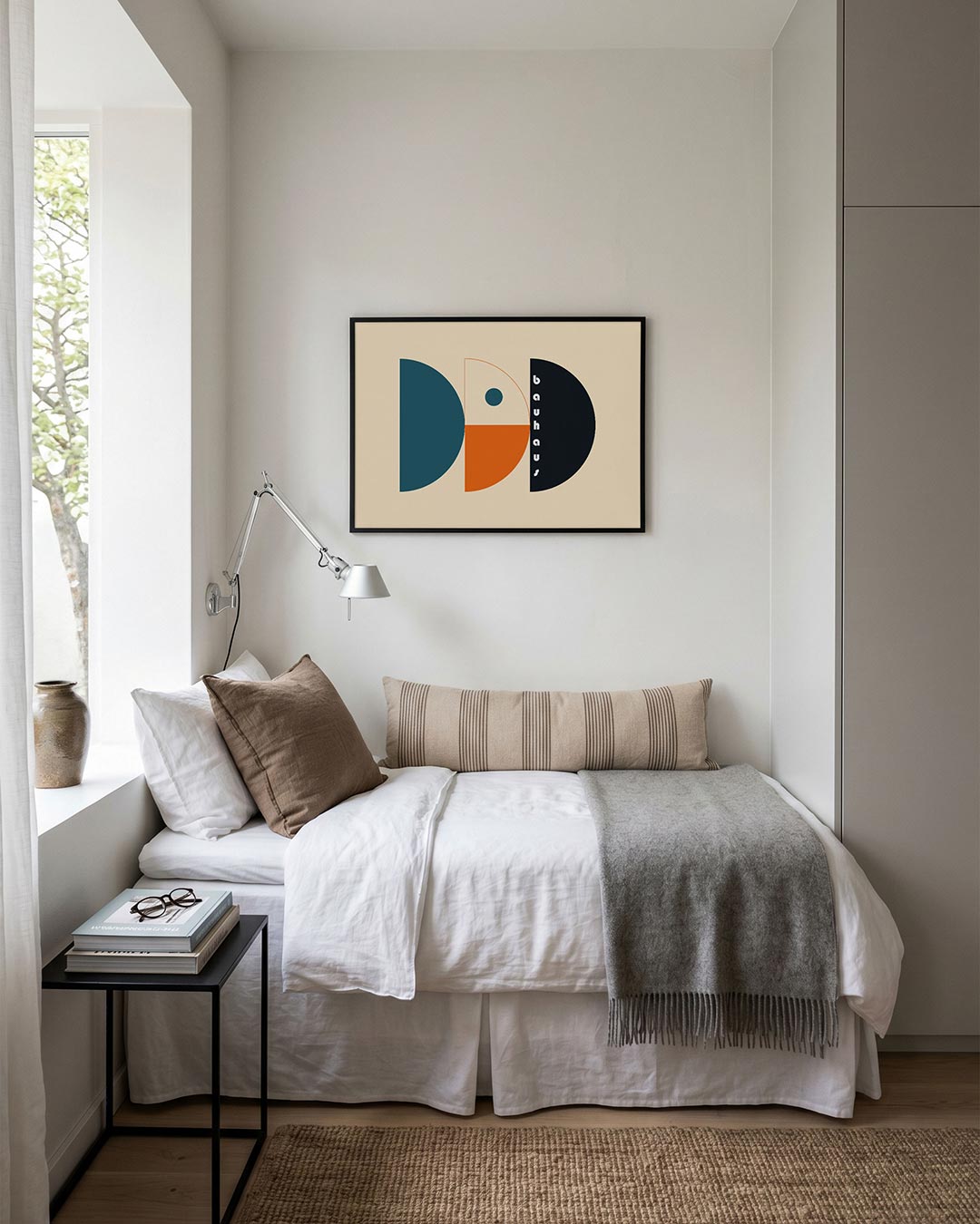 Vorm en balans – moderne Bauhaus wandkunst als poster
