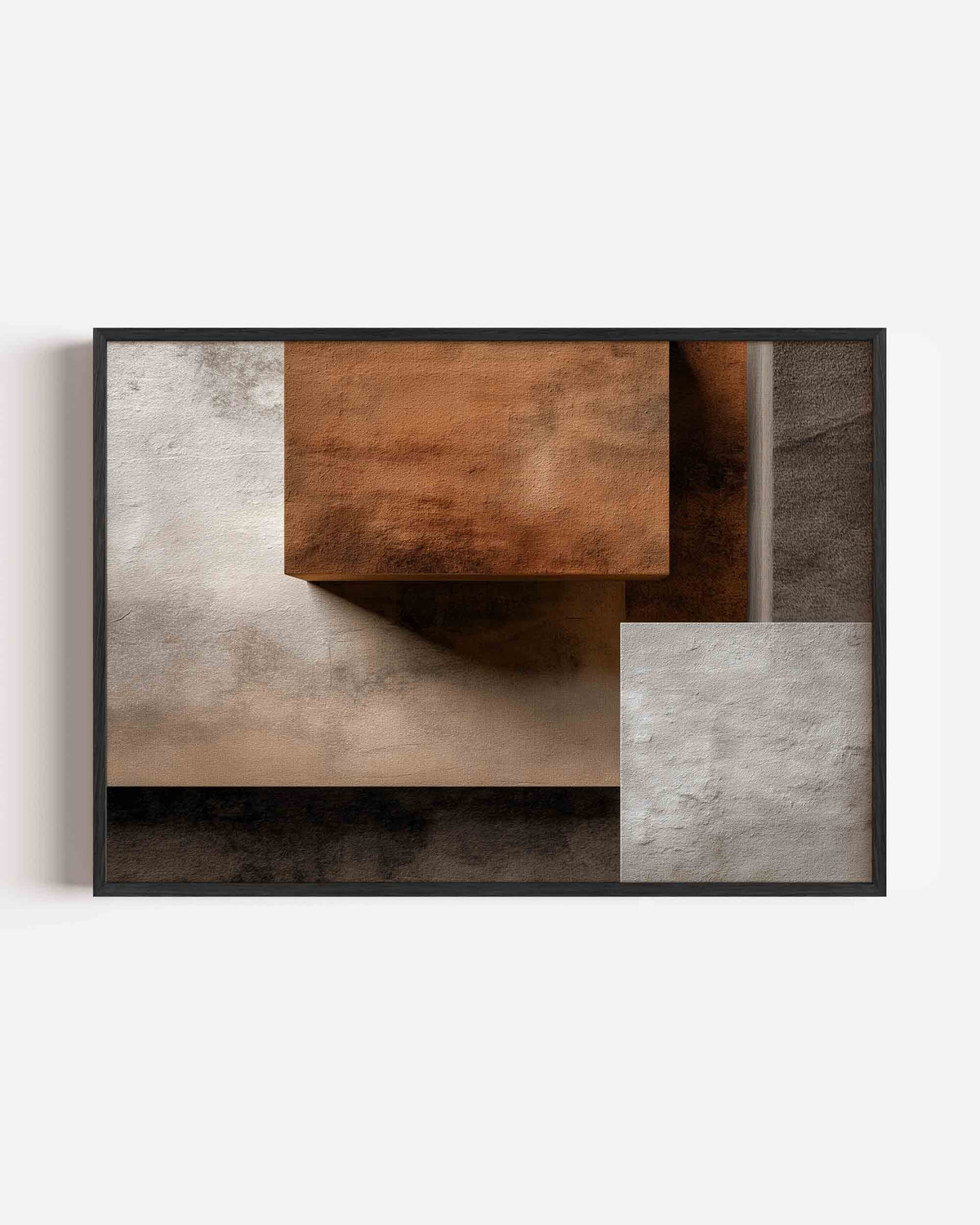 Abstracte geometrische vormen – abstracte landscape poster als wanddecoratie