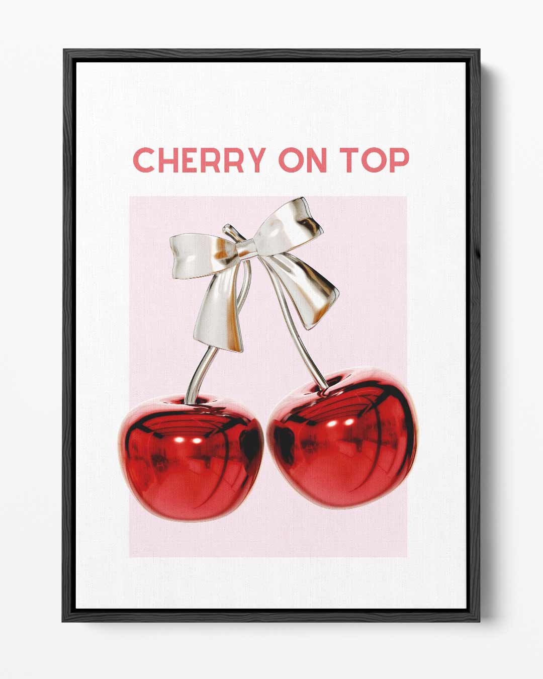 Cherry on Top – portret kunstwerk als wanddecoratie