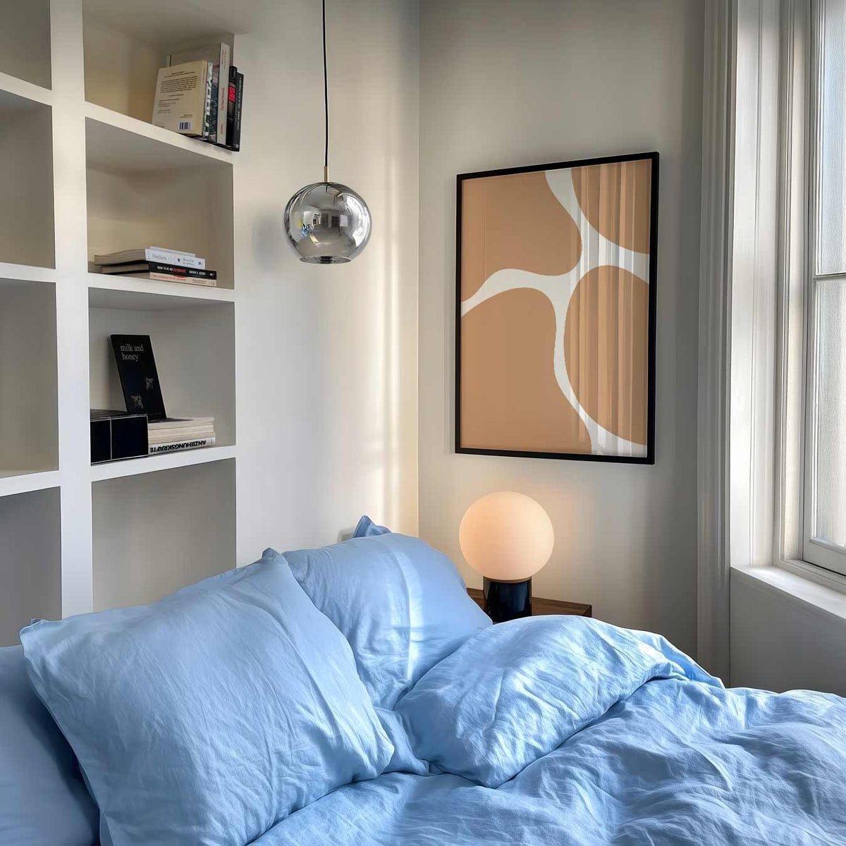 Trendy Abstracte Wandposter – abstracte poster als moderne staande wanddecoratie