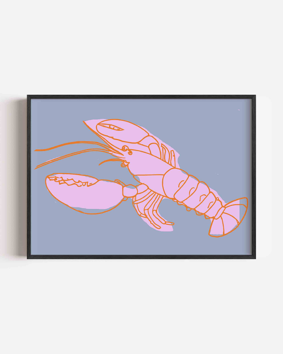 Kreeft illustratie – keuken landscape poster als wanddecoratie