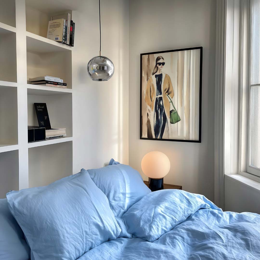 Chic Mode Illustratie – vrouwelijk portret als moderne wandkunst