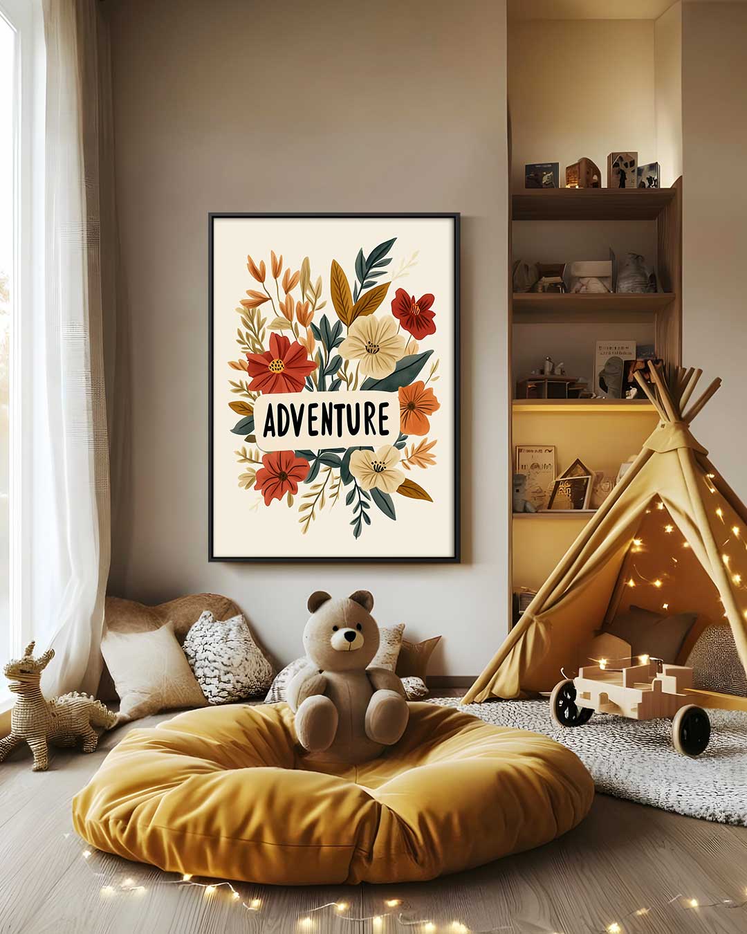 Botanische Avonturen – staand kunstwerk voor modern interieur
