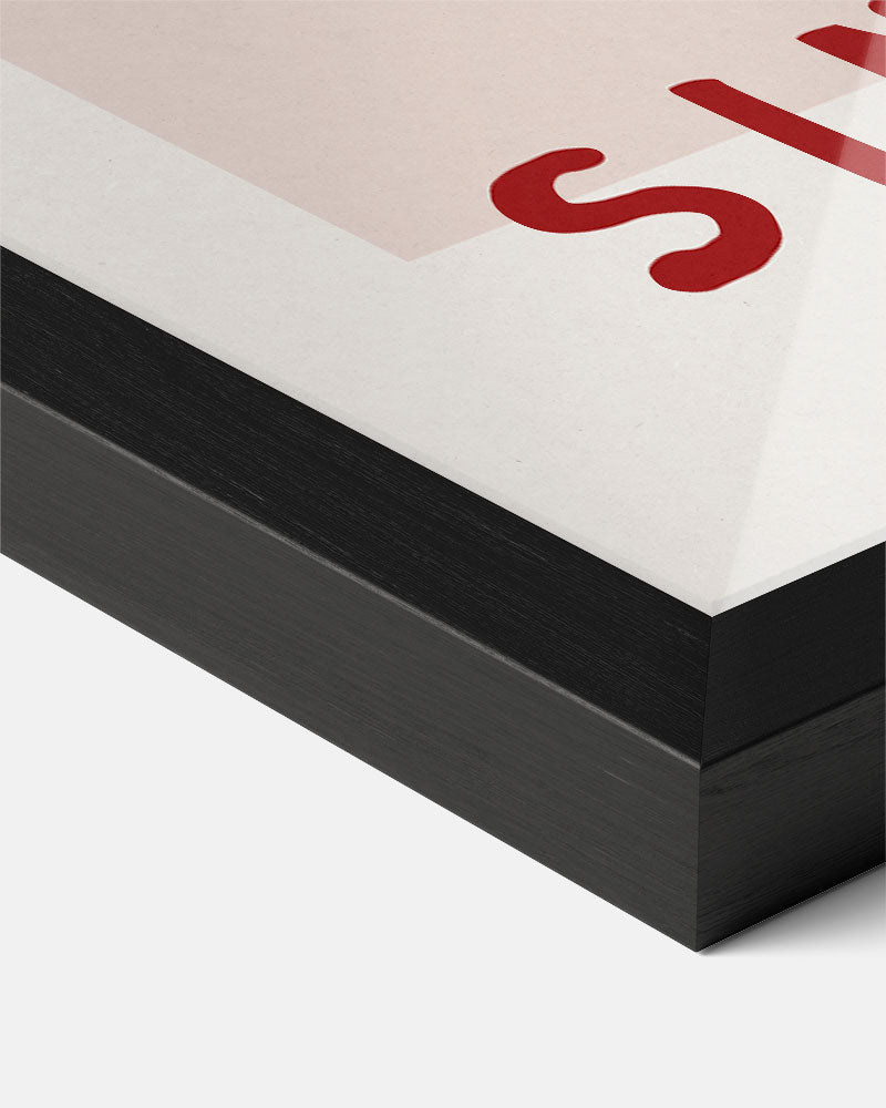 Creatieve "Let That Sink In" – staande muurposter voor keuken of eethoek