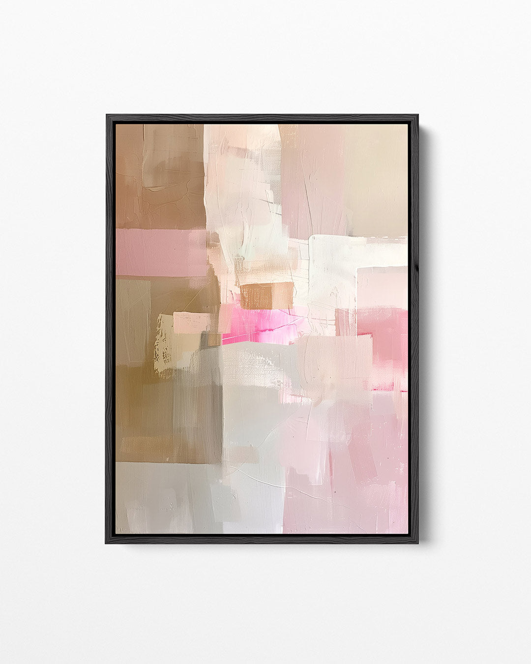 Zachte kleuren harmonie – staand wanddecoratie kunstwerk