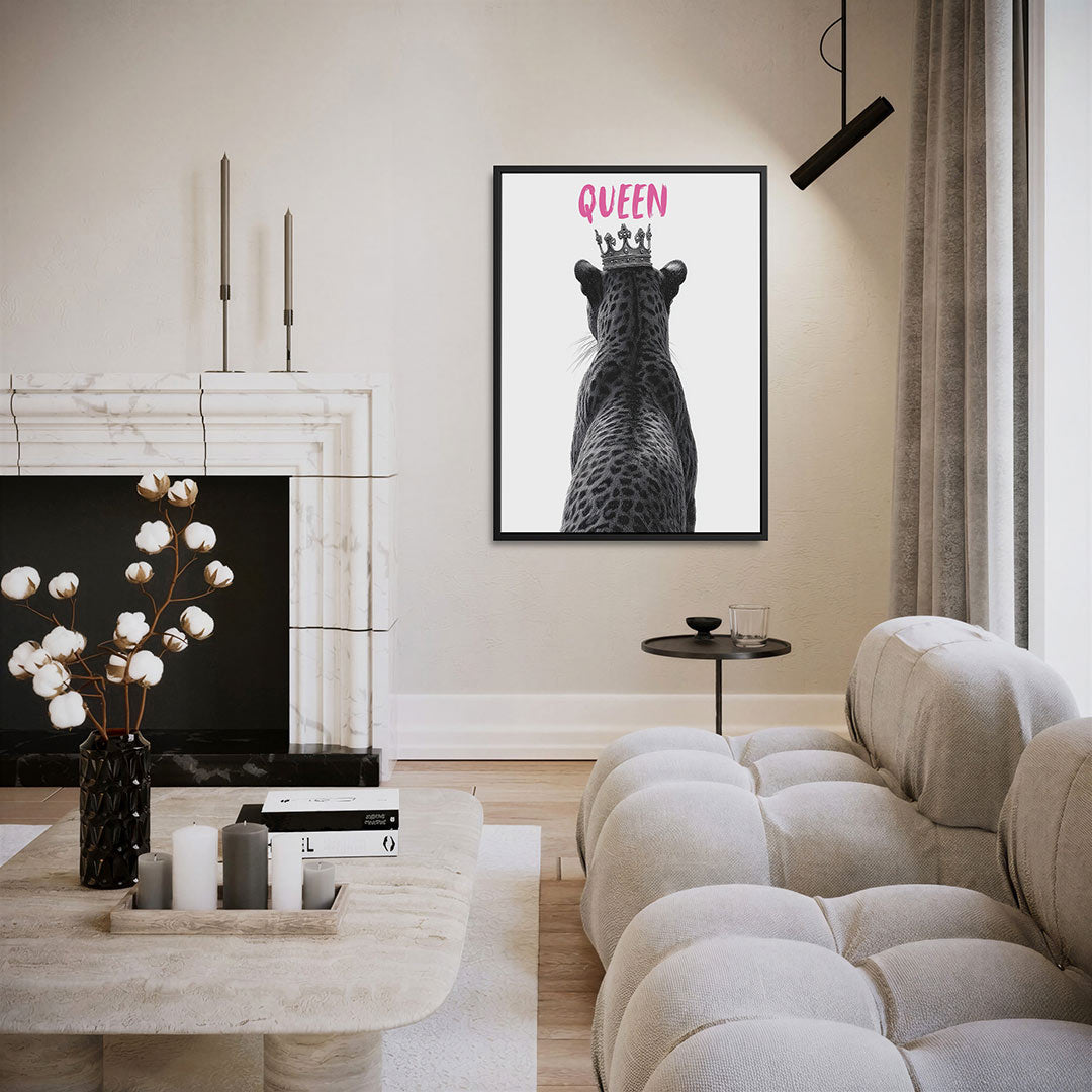 Kroonluipaard – staand wanddecoratie kunstwerk