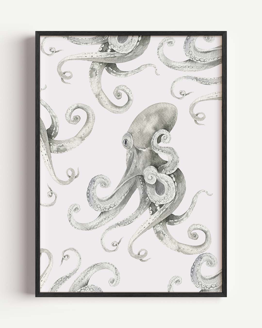 Octopus – dieren portret poster als wanddecoratie