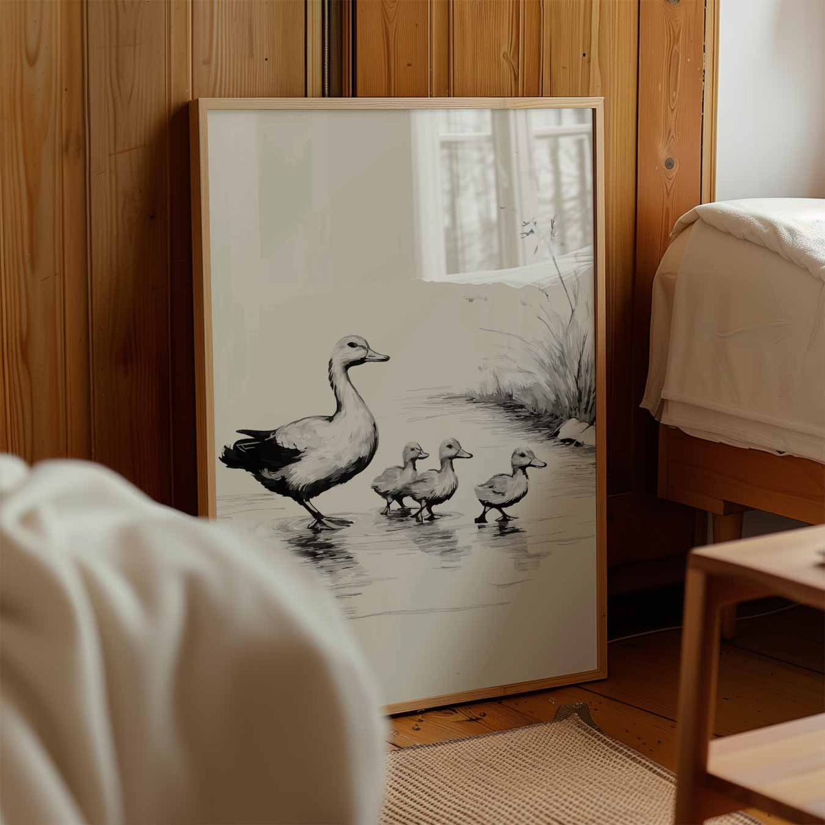 Moederliefde in de Natuur – kinderposter in staand formaat