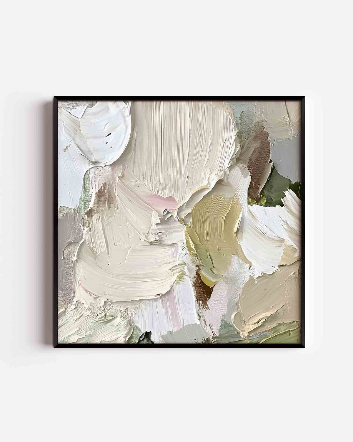 Abstracte beige textuur – abstracte textuur vierkante poster als wanddecoratie