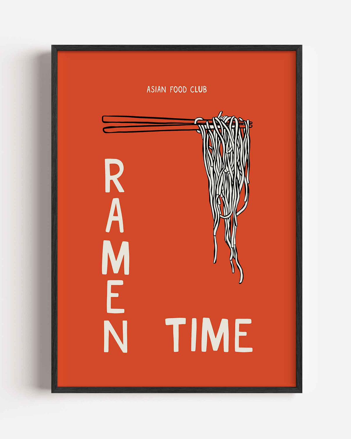 Ramen time – Aziatische portret poster als wanddecoratie