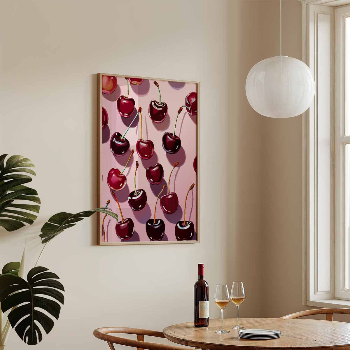 Kersenparadijs – keukenposter in staand formaat