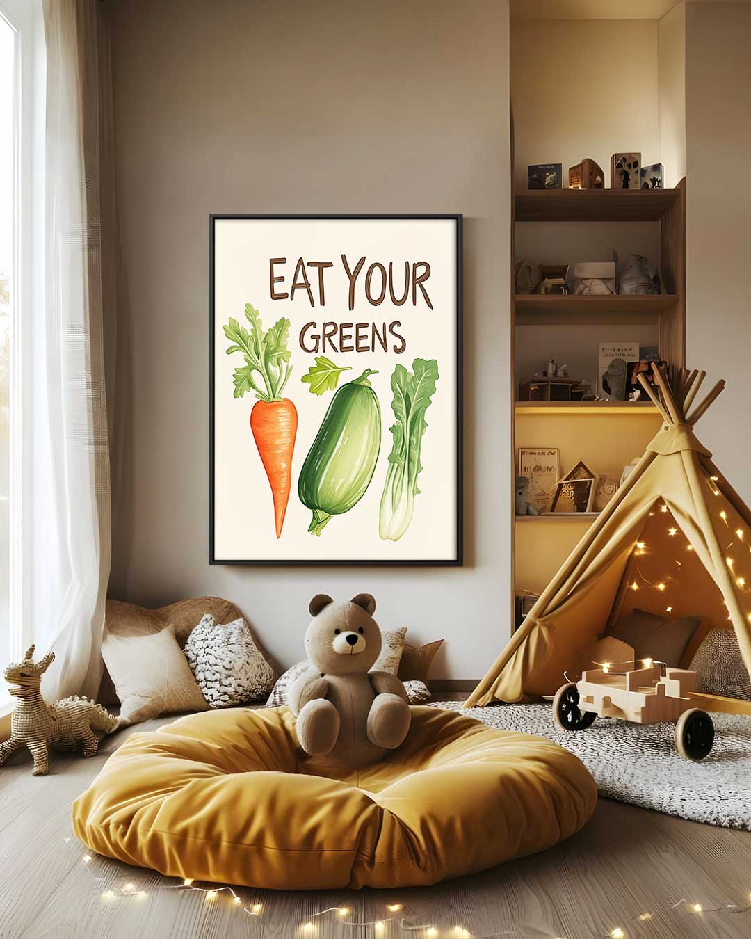 Gezonde Groente Inspiratie – staand kunstwerk voor modern interieur