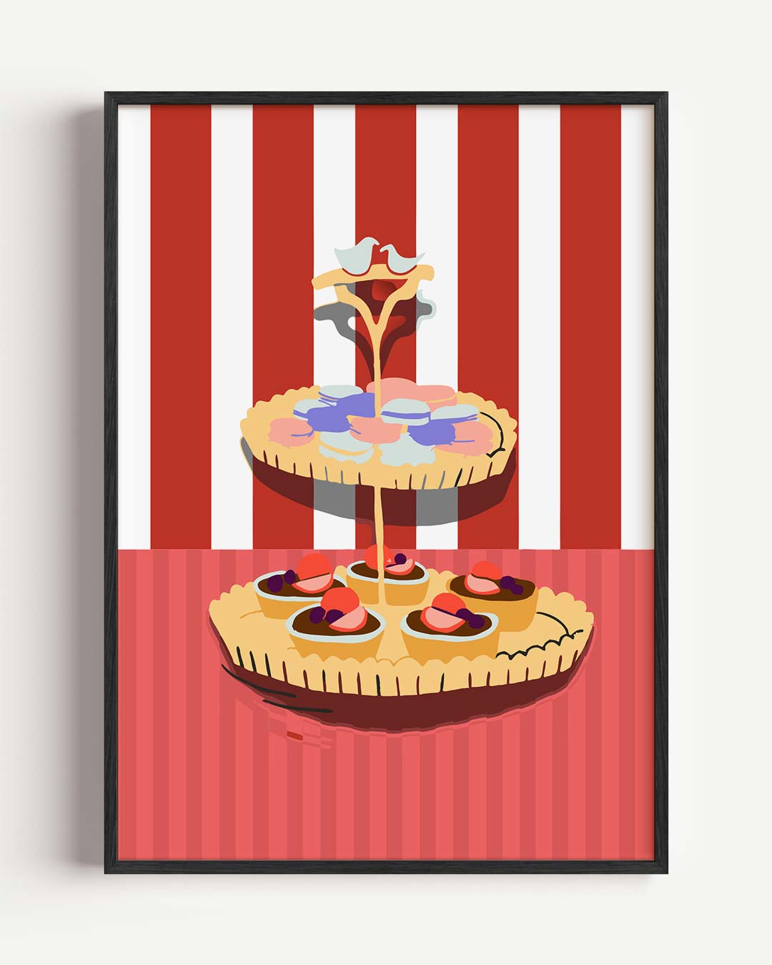 Zoete Verleiding – keuken portret poster als wanddecoratie