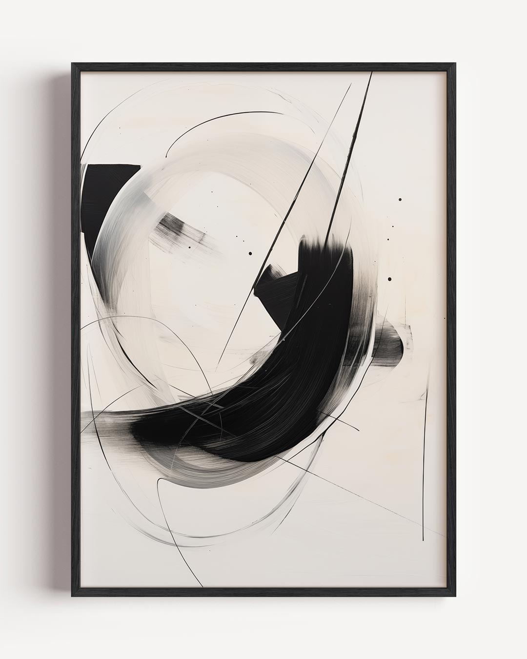 Elegante Abstracte Kunst – elegante portret poster als wanddecoratie