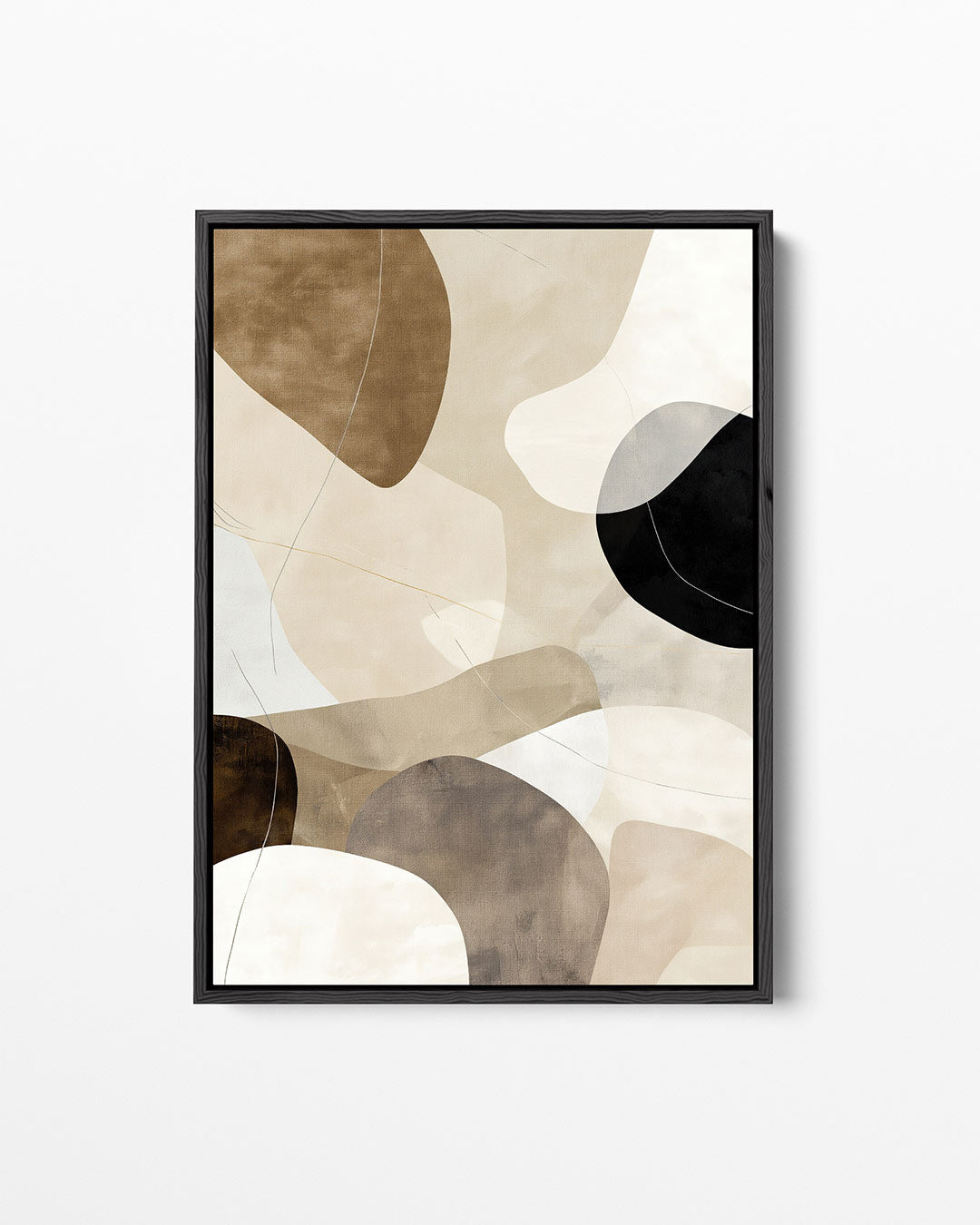 Organische vormen compositie – staand wanddecoratie kunstwerk