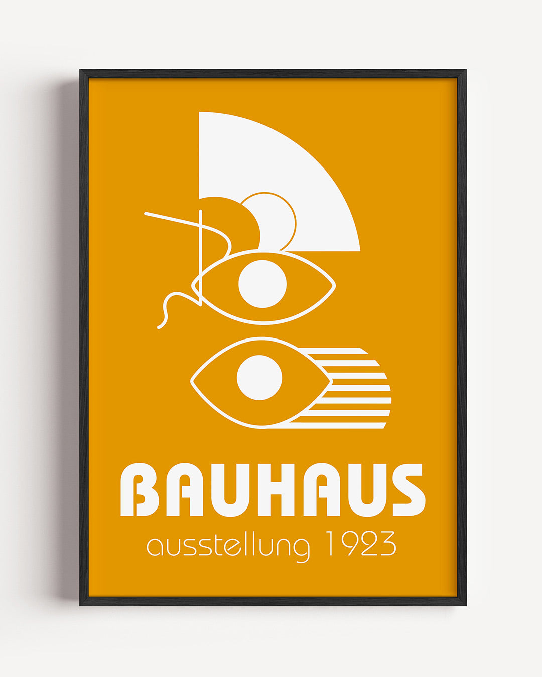 Vormen en vlakken – staande Bauhaus poster als wanddecoratie