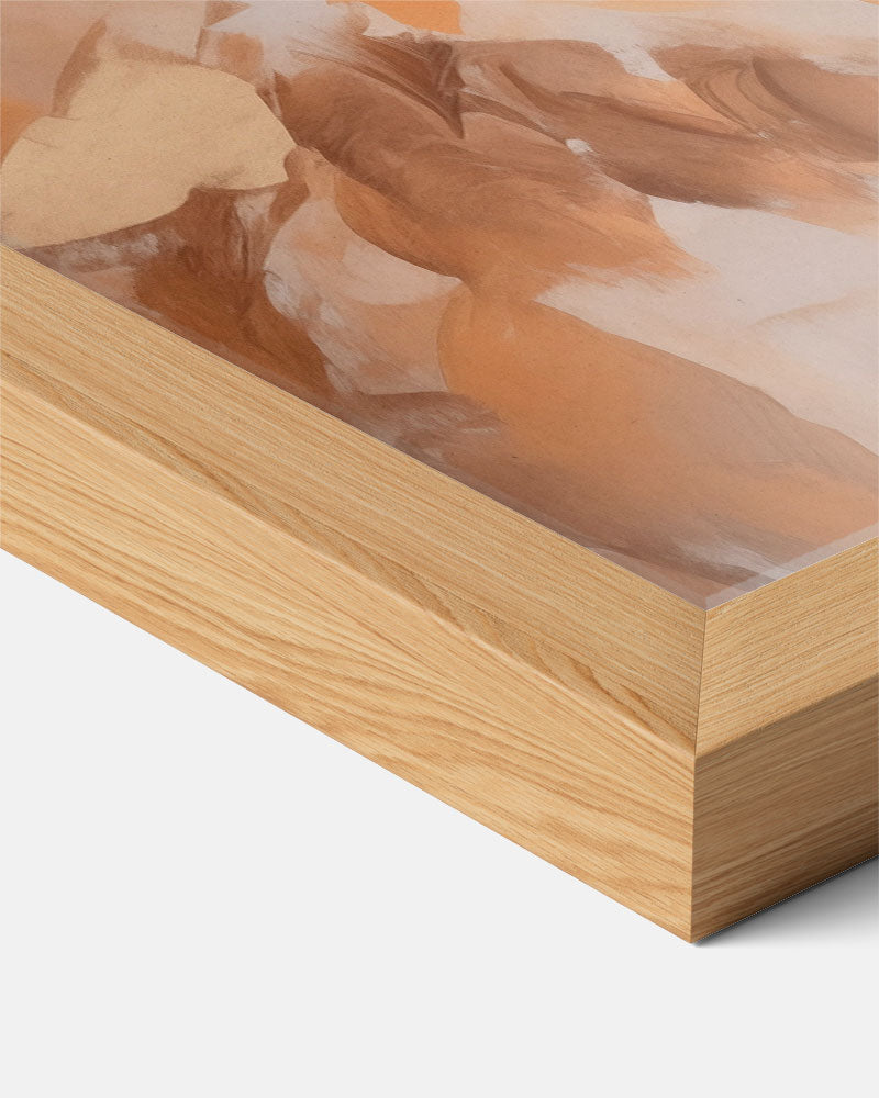 Elegante Bloemenpracht – abstracte textuur poster in staand formaat