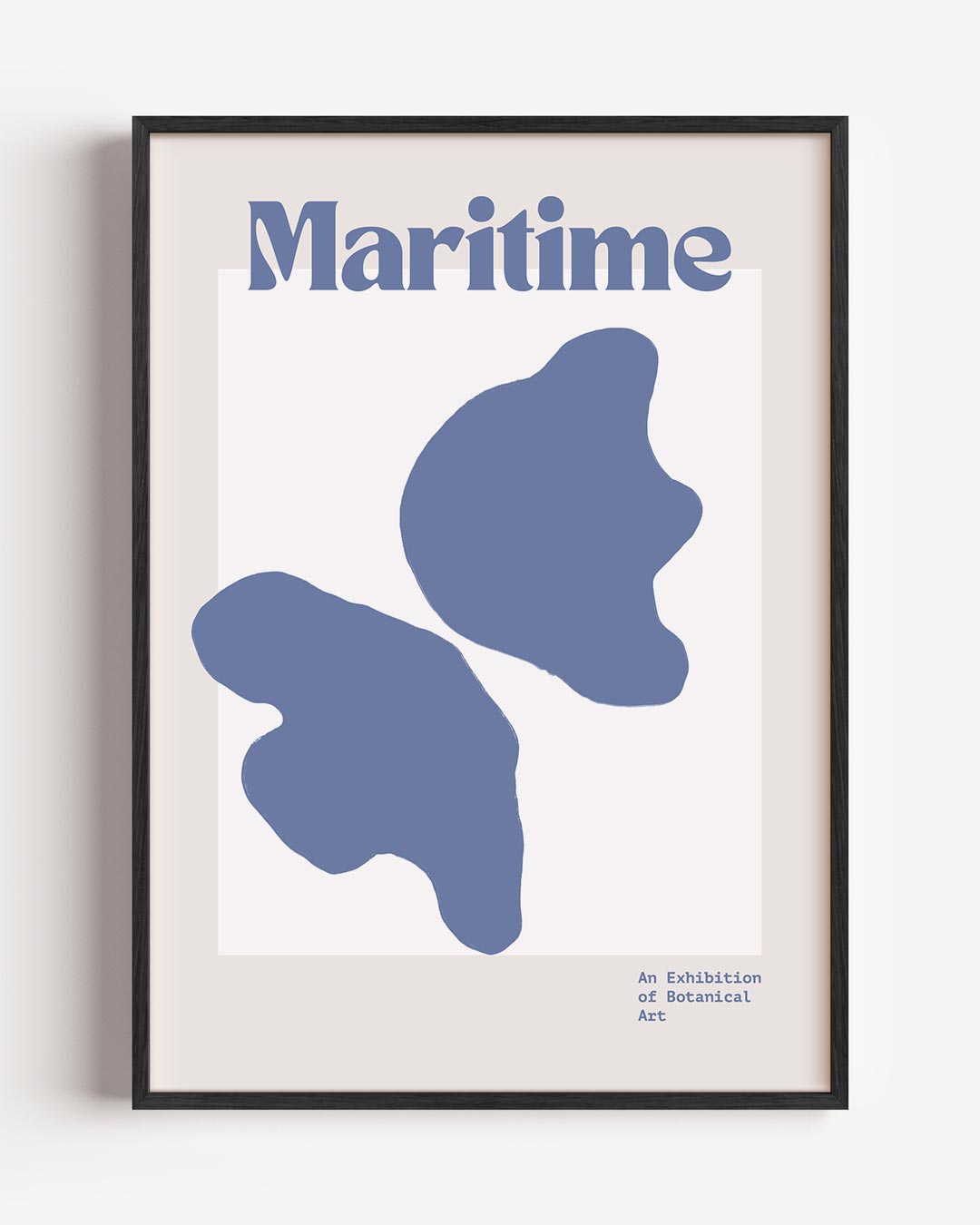 Maritime Botanische Kunst – kleurrijke abstracte portret poster als wanddecoratie