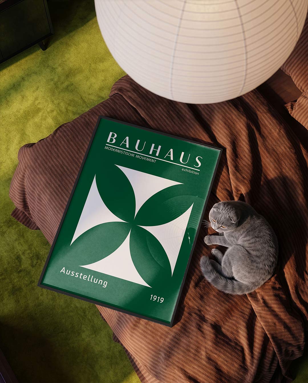 Vorm en balans – moderne Bauhaus wandkunst als poster