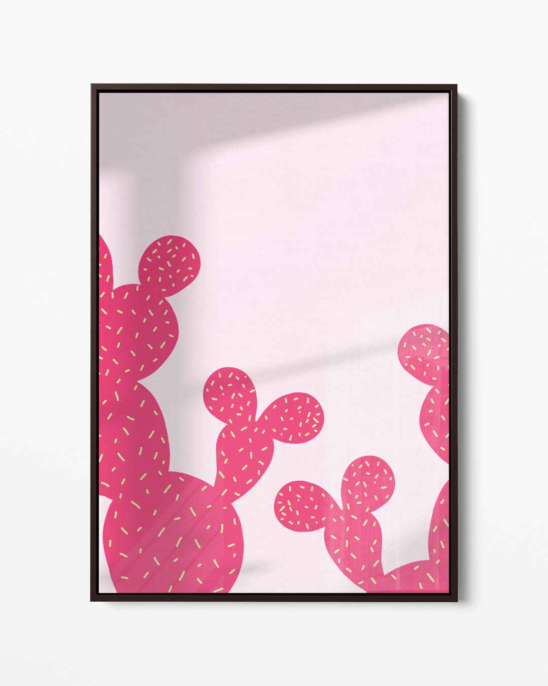 Cactus Pop Art – portret kunstwerk als wanddecoratie